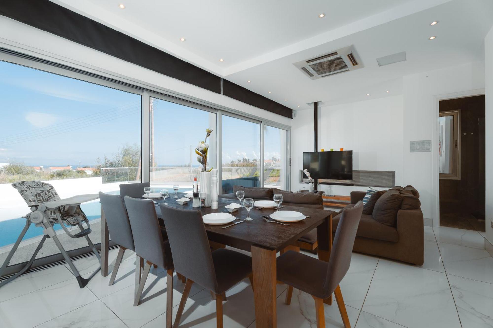 פאראלימני Seaside Luxury Villa מראה חיצוני תמונה